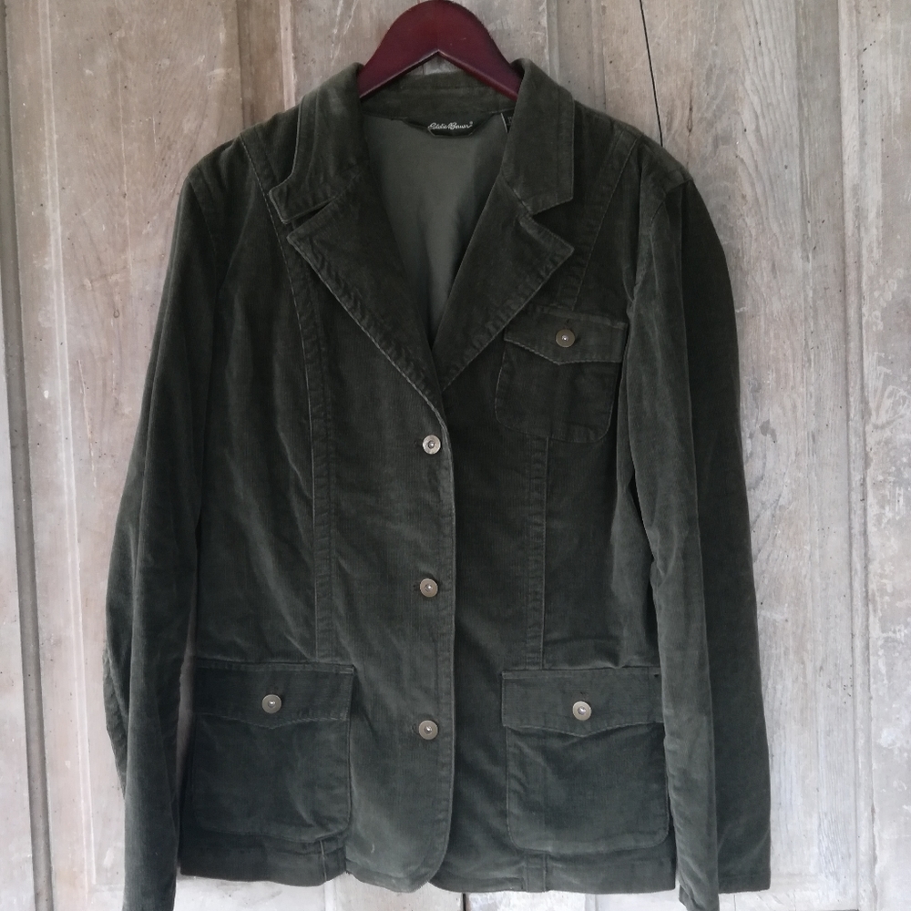 Green Eddie Bauer Blazer Jacket